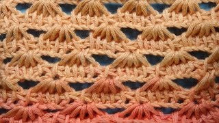 Ажурный узор Тунисское вязание tunisian crochet 61 Ажурный узор Тунисское вязание tunisian crochet 61