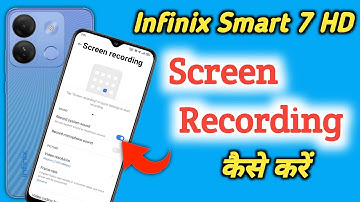 How to screen recording in Infinix Smart 7 HD | Infinix Smart 7 HD  Screen Recording
