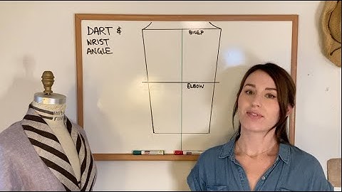 How To Pattern A Tailored Sleeve (or Darted Sleeve)