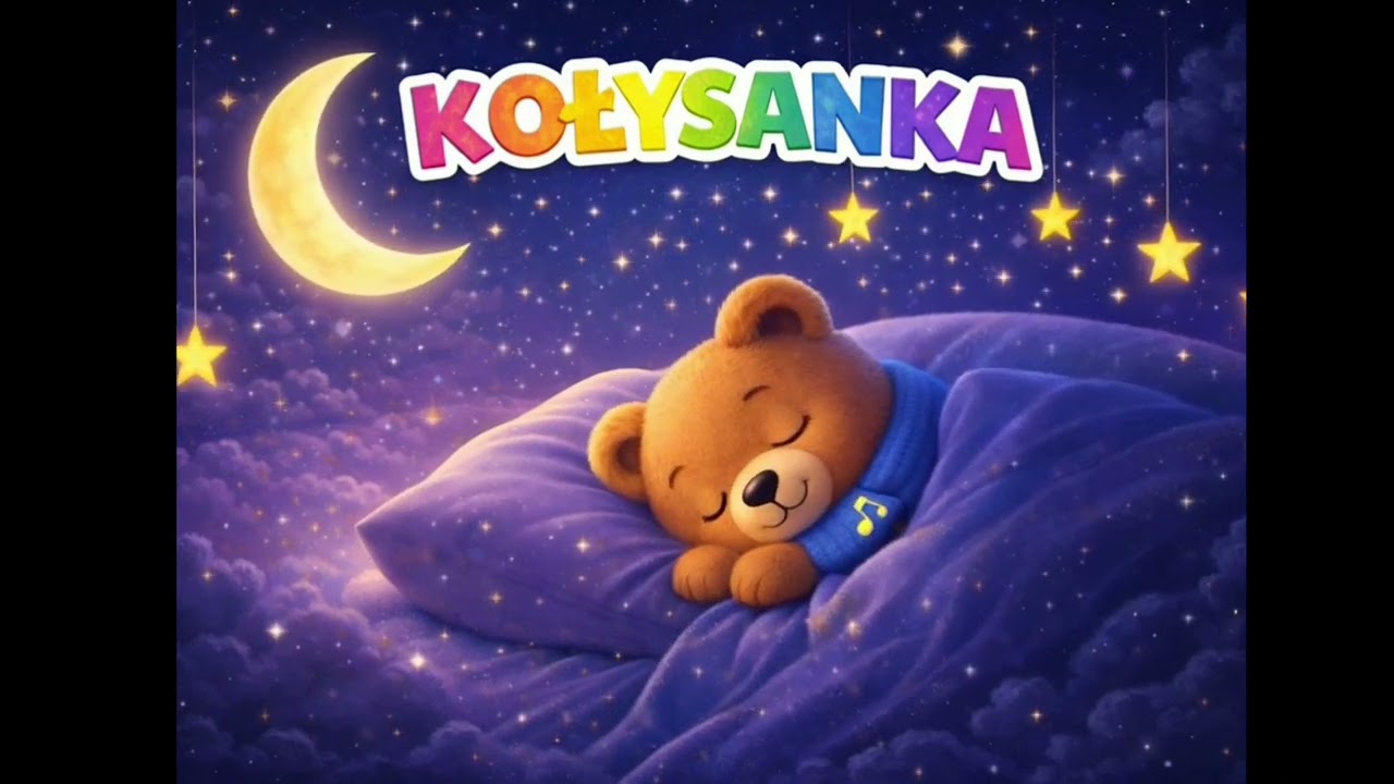 Dobranoc Misiu 🌙✨ | Kołysanka dla dzieci | Spokojna piosenka na sen | Muzyka do zasypiania