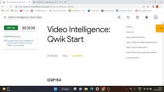 Video Intelligence Qwik Start | Google Cloud Platform