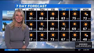 KCAL9 EVELYN TAFT WEATHER FORECAST MAY 2