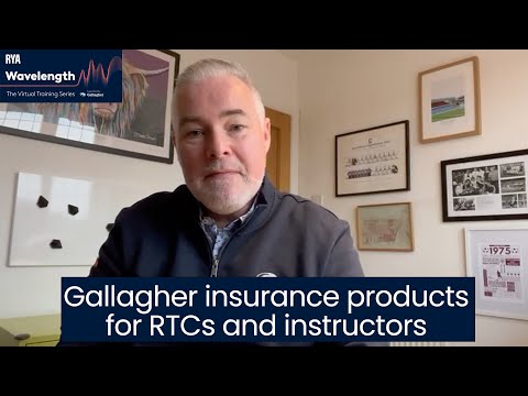 Gallagher insurance products for RTCs and instructors - RYA Wavelength 2026