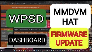 WPSD DASHBOARD - W0CHP MMDVM HAT FIRMWARE UPDATE - M17