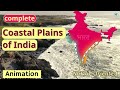 Ncert summary  complete coastal plains of india animation by ravi yadav