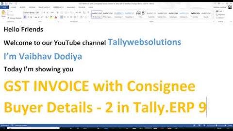 Customized Billed to shipped to Invoice Print in Tally Prime | Tallywebsolutions | Tally Prime Addon