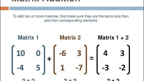 Python Program to add two matrices