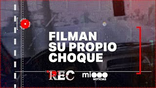 FILMAN SU PROPIO CHOQUE - UN ATAQUE CON MOLOTOV - REC