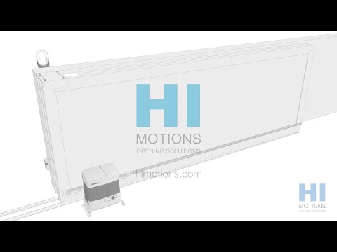 Hi-Motions: Portails coulissants téléscopiques, montage inférieur