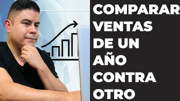 📊 Gráfico en Excel para comparar ventas por mes y año #shorts