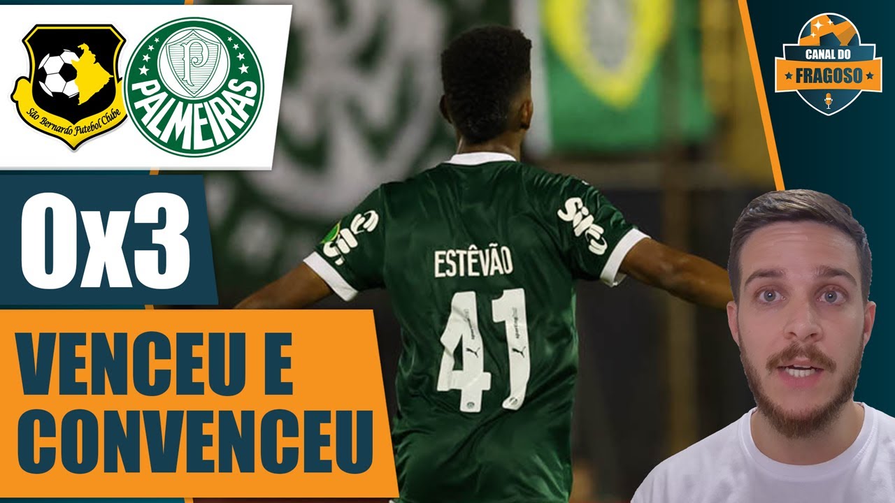 VENCEU E CONVENCEU: SÃO BERNARDO 0 X 3 PALMEIRAS PELAS QUARTAS DO ...