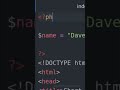 The PHP short echo tag make your code concise when using just echo #php_coding_status #phpcourse