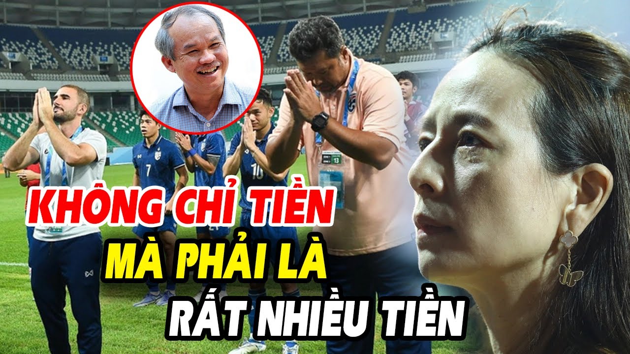 🔥CĐV Thái Lan làm loạn đòi Madam Pang rời ghế, báo giới chùa Vàng gọi tên bầu Đức