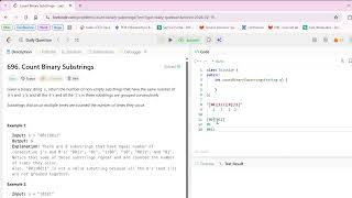696. Count Binary Substrings