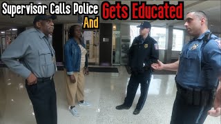 1A Audit ReVisit FAIL!! Supervisor Calls Police and Gets Herself Educated!!