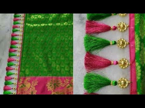 How to make latest Saree kunjam/tassels 