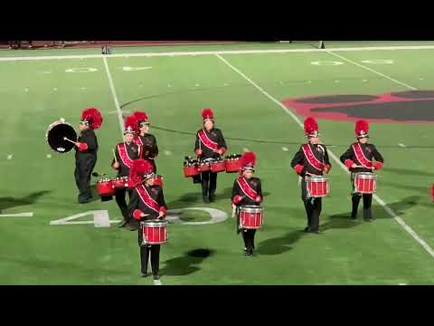 Great Bend High School marching band half time performance Friday, October 28, 2022