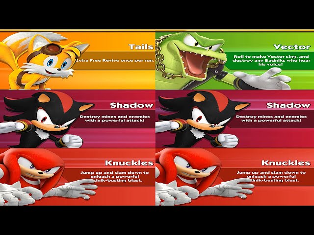 Sonic Boom - Sonic attacks his enemy Shadow