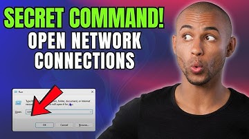 Secret RUN Command to Open Network Connections on Windows 10/11