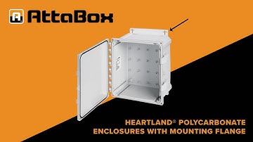 AttaBox Mounting Flange for Polycarbonate Enclosures