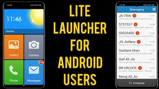 How To Use Lite Mode On Android For Senior Citizen | Lite Launcher For Android Phones screenshot 2
