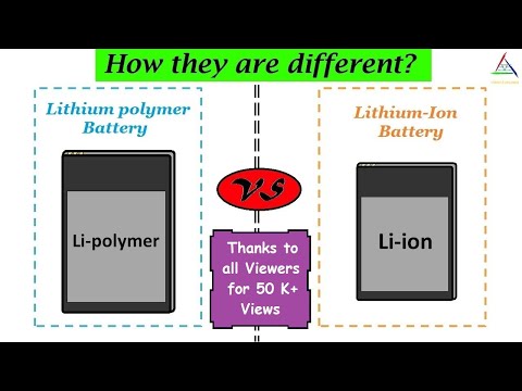 Lithium Ion Vs Lithium Polymer Batteries