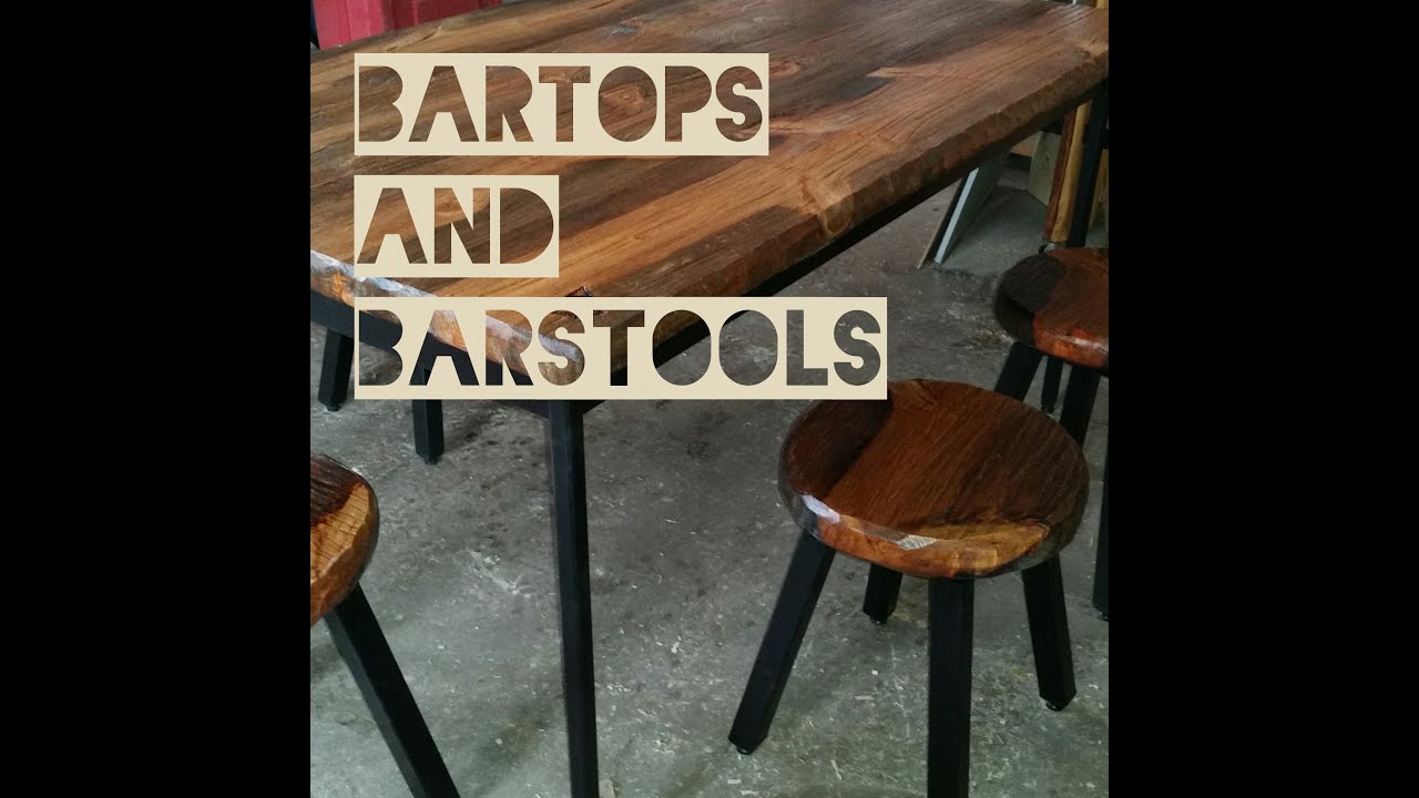 Bartops Barstools And Log Mantels Youtube