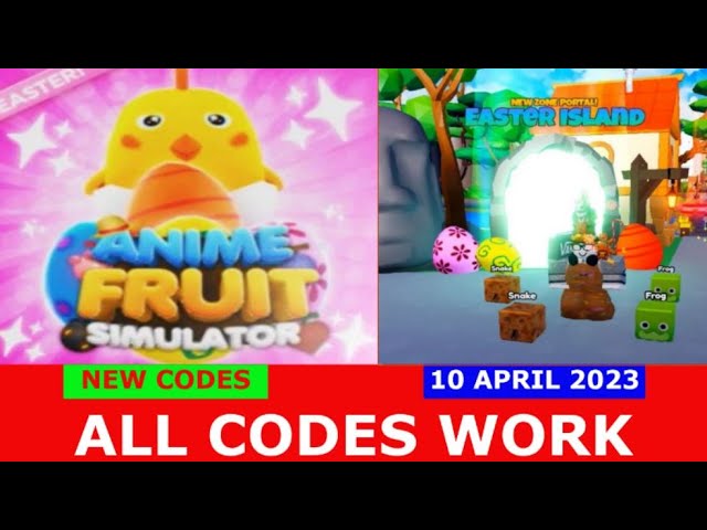 *ALL CODES WORK* [EASTER!] Anime Fruit Simulator ROBLOX