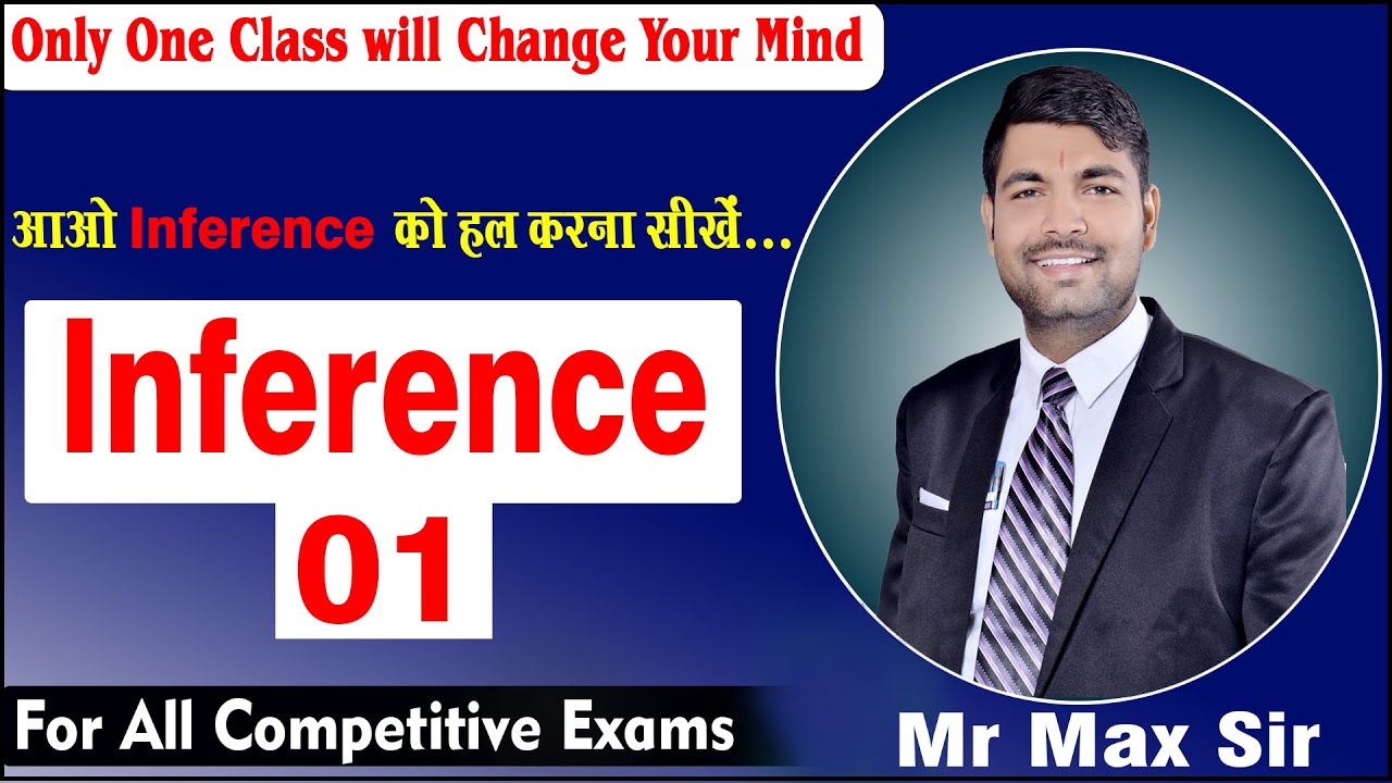 Inference Based Questions [Part - 1] || REET || SSC+BANK ||  By Mr MAX
