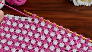 Wow! 😇 Amazing.. Super Easy how to make eye catching tunisian crochet Everyone who saw it loved it