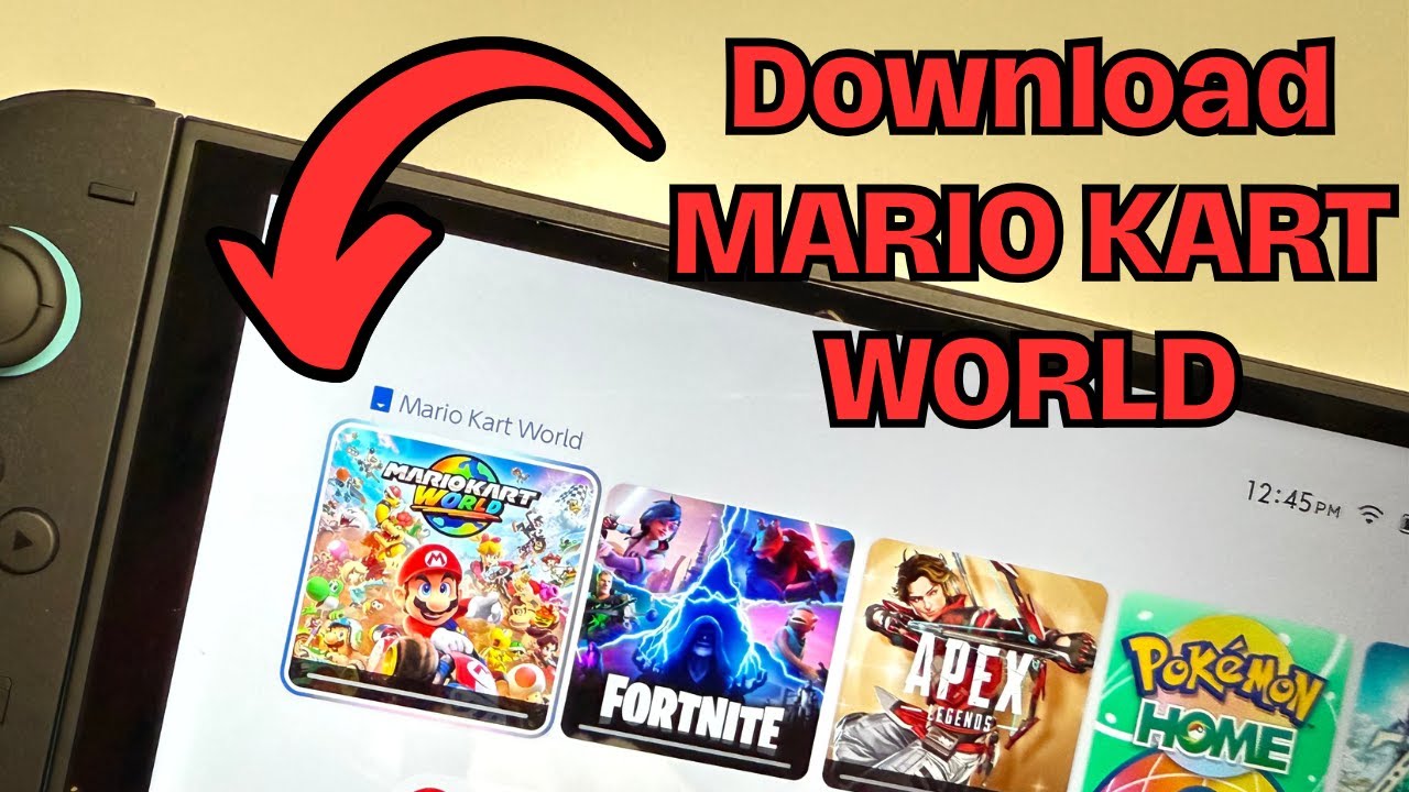 How To Download Mario Kart World