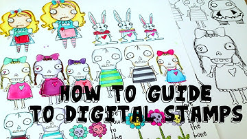 My Guide to Digital Stamps and How I Use Them | Serena Bee