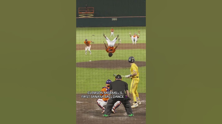 Clemson baseball 🤝 Savannah Bananas 🍌 #shorts
