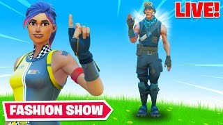 Fortnite fashion show live! skin contest! custom matchmaking
solo/duo/squad (eu)