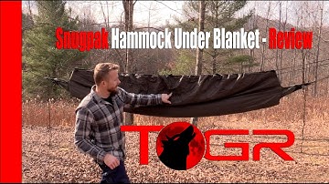 Inexpensive and Warm - Snugpak Hammock Under Blanket - Review