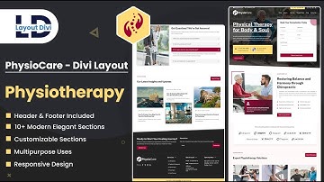 How to Use Physiotherapy Divi Layout | Step-by-Step Guide