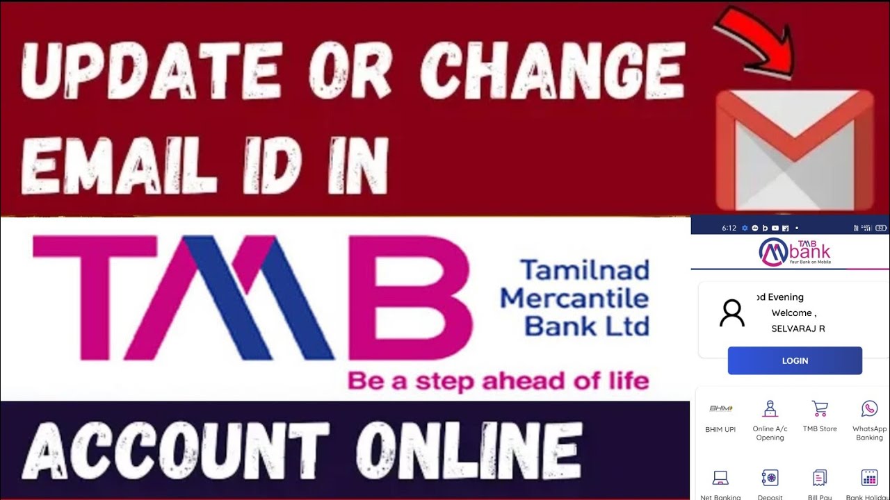 tmb banking mobile  New Update  TMB Bank mail id change | tamilandu mercantile bank Mail id update