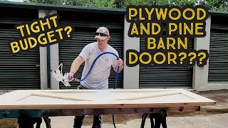 Building a Barn Door on a Budget  DIY