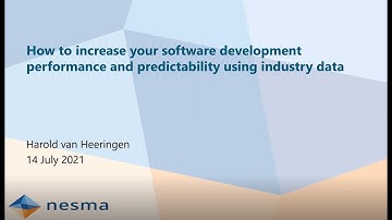 How to increase your software development performance and predictability using industry data.