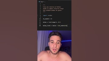 Esta Lotería en Python Está Amañada… ¡y Tu Número Gana! 🎟️ #python
