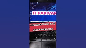Add user to Local Administrators group #Administrators #Users #Windows #ITparivar #Shorts