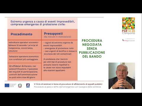 Procedure di gara e diritto dell’emergenza, con rassegna delle sentenze