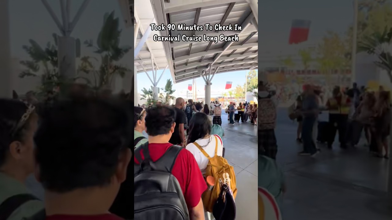 Long Beach Carnival Cruise 90 Minutes To Board 8-31-26 #travel #cruise #carnival #carnivalfirenze