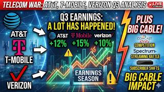 AT&T T-Mobile Verizon: Earnings Season, A LOT Has Happened Plus Big Cable