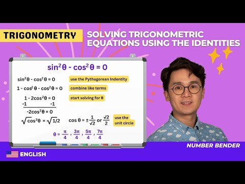 Video lesson: Solving Equations — Pythagorean Identities Worksheet (English lesson)