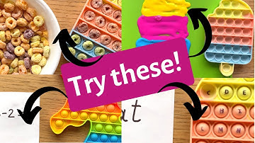 5 Fun & Educational POP IT Fidget Toy Learning Activities for Kids | For Classrooom or at Home