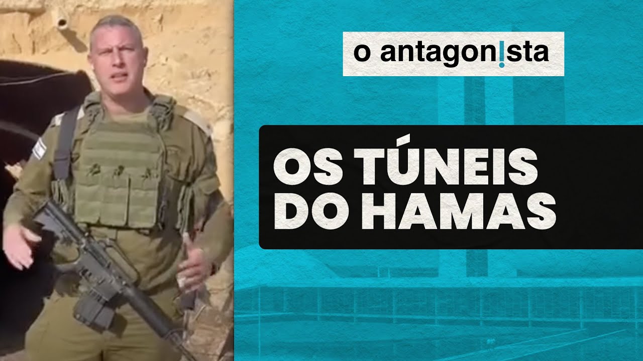 IDF expõe o maior túnel do Hamas encontrado em Gaza