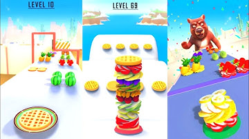 Pancake run Satisfying gameplay android, IOS