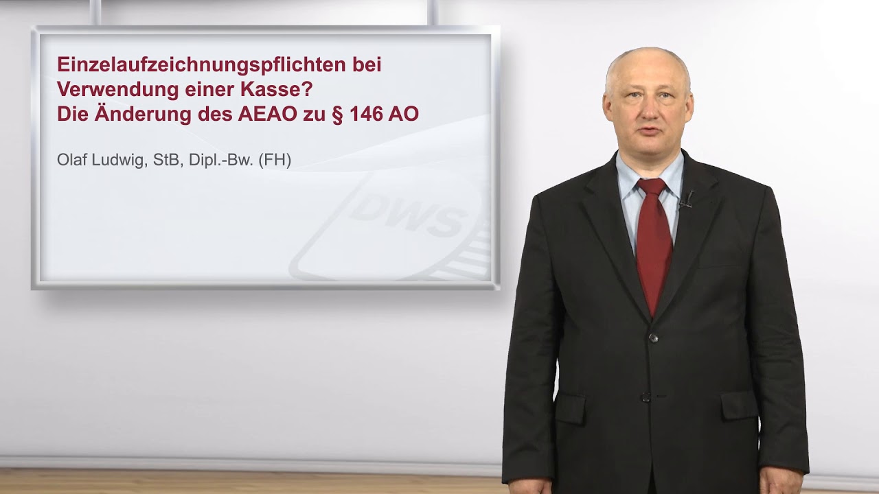Update Einzelaufzeichnungspflichten bei Verwendung einer Kasse? Die Änderung des AEAO zu § 146 AO