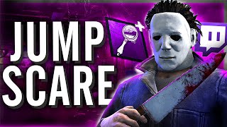 Jump Scaring TWITCH STREAMERS with Scratched Mirror Myers | Dead By Daylight
